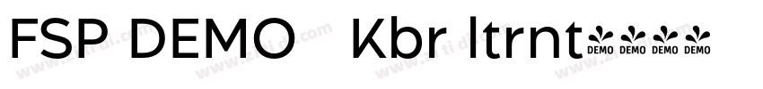 FSP DEMO   Kbr ltrnt字体转换